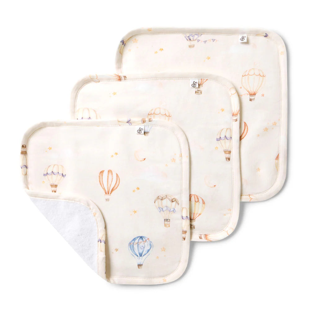 Snuggle Hunny Organic Wash Cloths 3 Pack