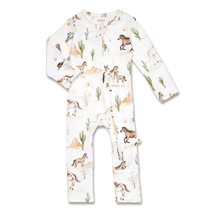 Snuggle Hunny Organic Snugglesuit/Frill Convertible Romper