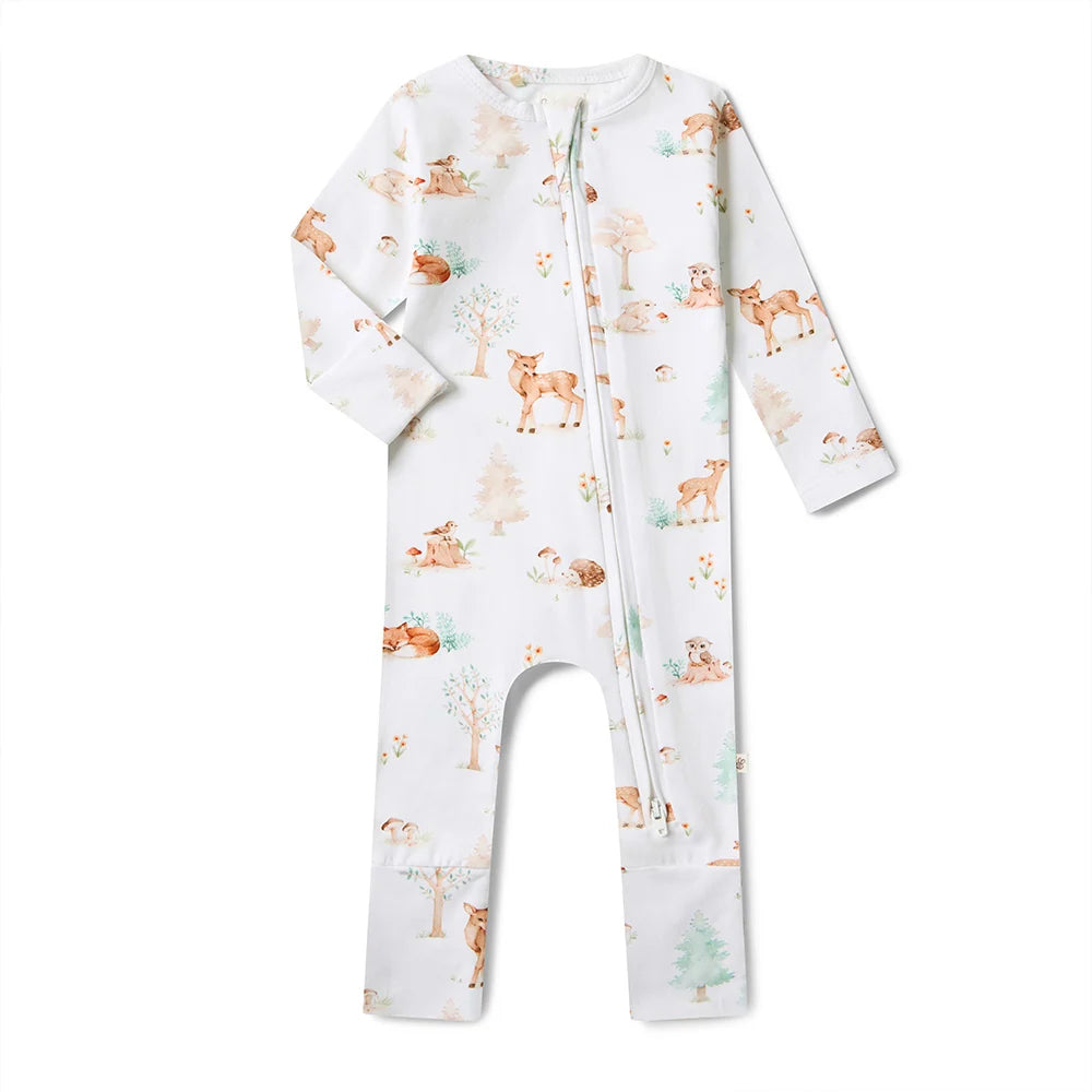 Snuggle Hunny Organic Snugglesuit/Frill Convertible Romper