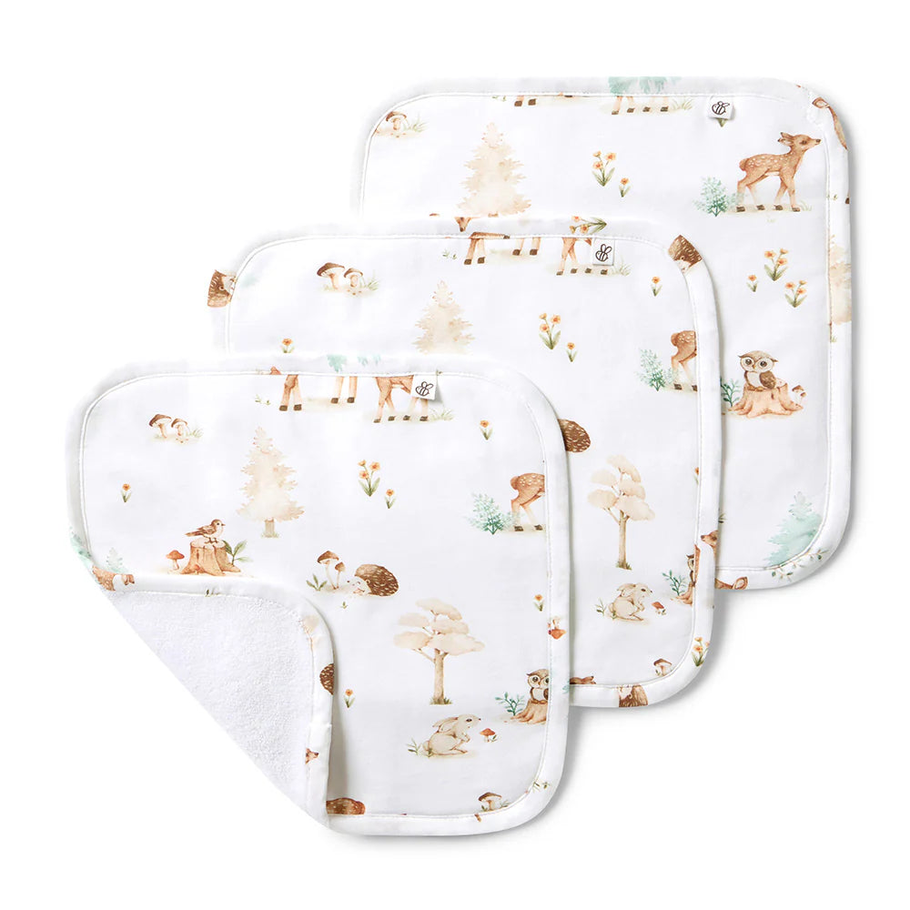 Snuggle Hunny Organic Wash Cloths 3 Pack